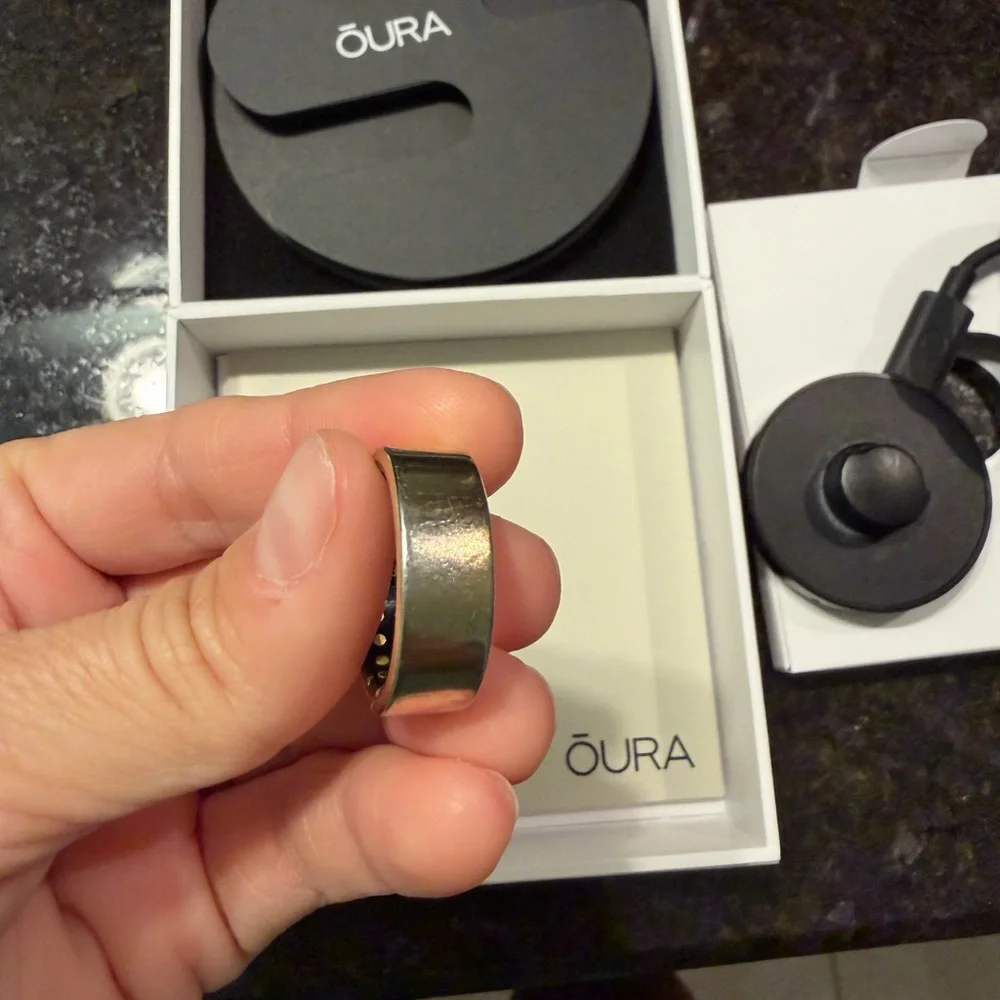 Size 8 Oura Ring Gold Gen 3